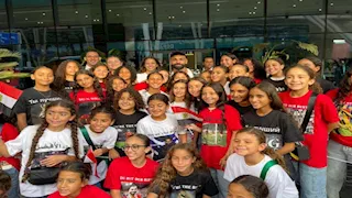 "استقبال حافل".. 5 صور من وصول محمد صلاح للقاهرة استعدادا للانضمام لمعسكر المنتخب