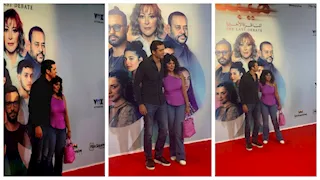 بالصور- رومانسية رانيا يوسف مع وزوجها أمام الكاميرات في أحدث ظهور 