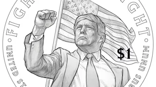 أمريكا تكشف عن التصميم الأولي لعملة فئة دولار تحمل وجه ترامب