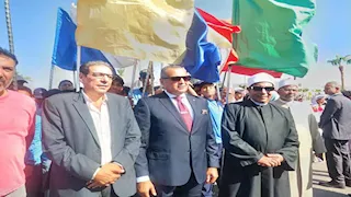 "موسيقى عسكرية وإكليل زهور".. جنوب سيناء تحتفل بذكرى انتصارات أكتوبر (صور)