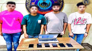 ضبط 4 متهمين يروجون لأعمال منافية للآداب عبر الإنترنت