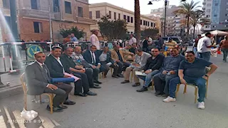 بالصور- زحام أمام محكمة شبين الكوم في أول أيام التقدم لانتخابات النواب بالمنوفية