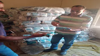 ضبط 9 أطنان سماد وسكر مدعم ودجاج فاسد خلال حملات تموينية بالمنيا