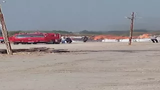 السيطرة على حريق بأرض زراعية في السبع آبار الشرقية 