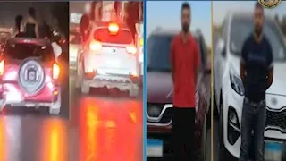 "زفة" توقع قائدي سيارتين ملاكي في قبضة أمن القليوبية