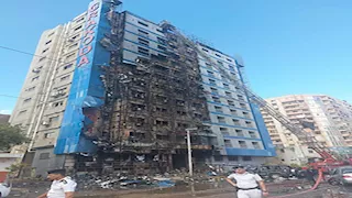 محافظ الإسكندرية عن حريق راقودة: لا خسائر في الأرواح وإخلاء 19 مريضًا (صور)
