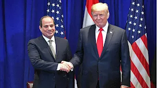 ترامب يعرب عن سعادته بصداقته الوطيدة مع الرئيس السيسي