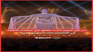 من هي شيرين أحمد طارق.. الفنانة التي أبهرت العالم في افتتاح المتحف المصري الكبير؟