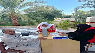 بالصور- فرق طبية لخدمة الناخبين بمحيط اللجان الانتخابية بالوادي الجديد 