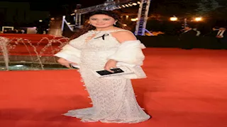 فستان شفاف.. مادلين طبر بإطلالة جريئة في ختام مهرجان القاهرة 