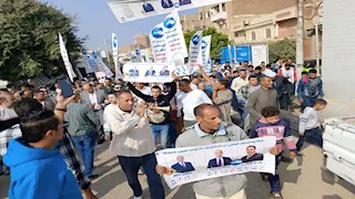 بالمزمار والهتافات.. مسيرات حاشدة لحث المواطنين على المشاركة في الانتخابات -صور