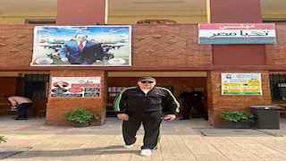 تامر عبدالمنعم يدلي بصوته في انتخابات مجلس النواب