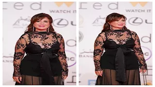 بفستان "شفاف وقصير".. إلهام شاهين تتألق في افتتاح مهرجان القاهرة السينمائي