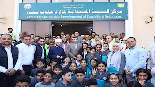 3 وزراء يفتتحون مركز التميز لتحلية المياه والبنك الإقليمي للجينات في جنوب سيناء -صور