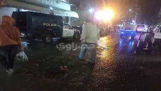 أمطار رعدية وبرد.. نوة "المكنسة" تزداد عنفًا بالإسكندرية (صور)
