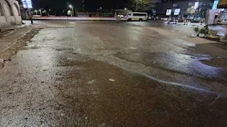 أمطار غزيرة تضرب كفر الشيخ (صور)