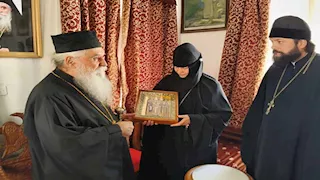 وفد من الكنيسة الروسية في زيارة لدير سانت كاترين بجنوب سيناء (صور)