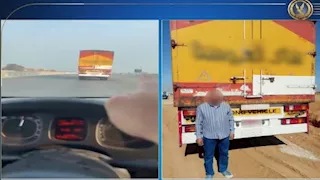 فيديو على السوشيال.. القبض على سائق نقل يعرض حياة المواطنين للخطر