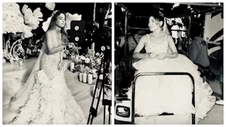 هاجر السراج تكشف عن صور جديدة من حفل زفافها