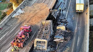  قتيلان و4 جرحى في حادث تصادم 13 مركبة بكوريا الجنوبية