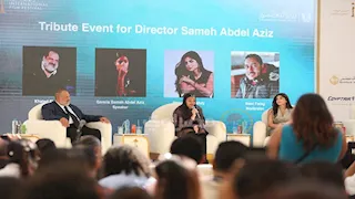 جميلة سامح عبدالعزيز تهدي والدها رسالة مؤثرة على تتر القصير الأول "وجع الفراق"