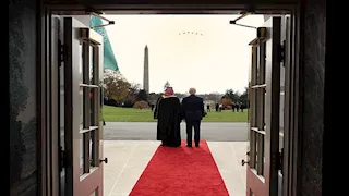 الطائرات الأمريكية تحلق في سماء البيت الأبيض أثناء استقبال بن سلمان