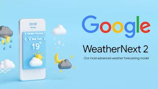 جوجل تطلق تطبيق ذكاء اصطناعي يتنبأ بالطقس بدقة وسرعة
