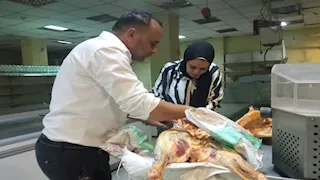 ضبط لحوم فاسدة خلال حملات رقابية بالمنيا