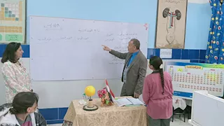 بالصورـ وكيل تعليم أسيوط يتفقد مدارس أبنوب