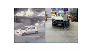 بعد تداول الفيديو.. ضبط سائق ملاكي اصطدم بشابين وهرب بالقاهرة
