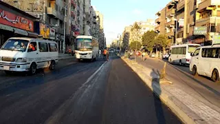 رصف 9 شوارع رئيسية بحي العجمى غرب الإسكندرية -صور