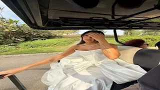 "فستان زفاف وآخر فرعوني".. إنجي كيوان تنشر صور وفيدوهات إعلانها مع أحمد سعد