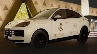 بورشه كايين تتحول إلى سيارة إسعاف بالمتحف المصري الكبير.. سعرها ومواصفاتها