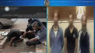 فيديو صادم | 3 شباب يتعاطون المخدرات بالشارع.. وتحرك عاجل من الداخلية
