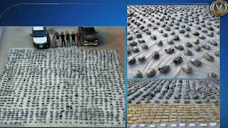 ضبط 6 عناصر خطرة وبحوزتهم 2 طن هيدرو و261 كجم حشيش بالسويس