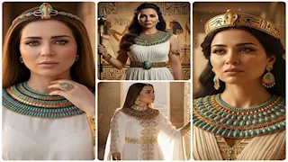"أحلى من نفرتيتي".. 10 صور لـ مي عز الدين بإطلالة فرعونية