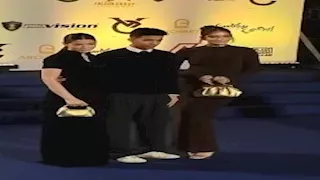 ليلى أحمد زاهر وهشام جمال بصحبة ملك زاهر بحفل جوائز "the best" (صور)