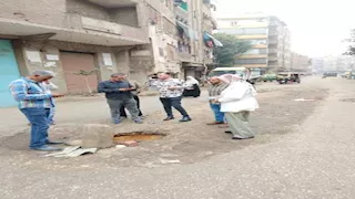 "طوارئ في بيجام".. هبوط أرضي مفاجئ يستنفر أجهزة شبرا الخيمة (صور)