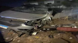 إصابة 4 أشخاص ‬في تصادم ثلاث سيارات وموتوسيكل بالمنوفية (صور)