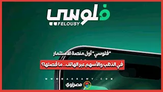 "فلوسي" أول منصة للاستثمار في الذهب والأسهم عبر الهاتف.. ما قصتها؟