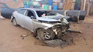 بسبب الشبورة.. مصرع شابين في حادث تصادم مروع بالسادات (صور)