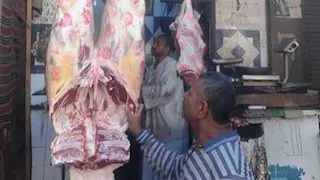 بالصور- ضبط 4 أطنان لحوم فاسدة خلال حملات تفتيشية بأسوان