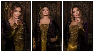 بـ"فستان طويل ولامع".. أصالة نصري تروج لأحدث حفلاتها الغنائية