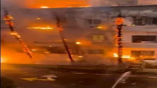 حرائق تلتهم مباني في تل أبيب… واعتقال شاب متهم بإشعال النيران 