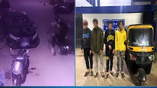 حرامية التكاتك في قبضة الأمن بشبرا الخيمة