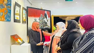 80 لوحة فنية تُحاكي تراث وطبيعة أرض الفيروز بقصر ثقافة جنوب سيناء (صور)