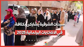 على نغمات الكلمات الوطنية.. سيدات الشرقية يشاركن بكثافة في الانتخابات البرلمانية 2025