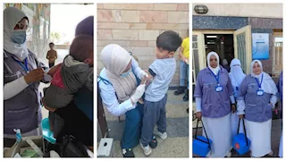 تطعيم 402 ألف طفل ضد الحصبة بينهم 2000 وافد في أسوان (صور)