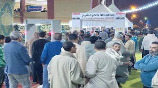 مد التصويت ساعة بلجنتي "الزعفران" في كفر الشيخ للزحام (صور)