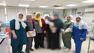 إنجاز طبي بالقليوبية.. طفلة ورضيع ينجوان بعمليات جراحية معقدة (صور)
